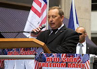 Anders Gravers taler i New York 11. sep. 2011 på 10-års dagen for terrorangrebet